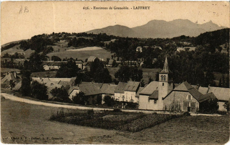 Carte postale ancienne Env. de Grenoble - Laffrey à Grenoble
