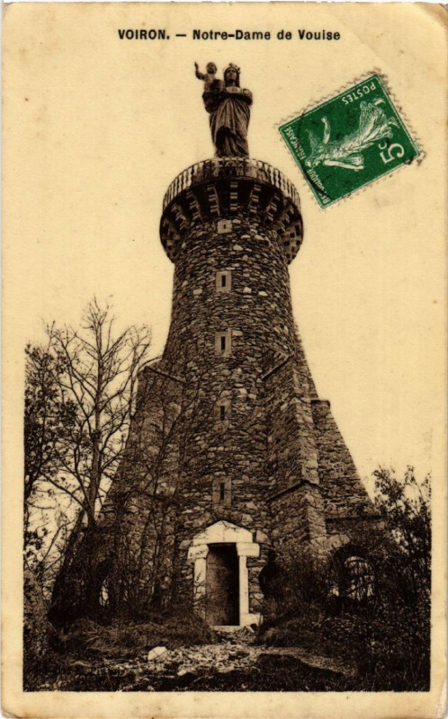 Carte postale ancienne Voiron - Notre-Dame de Vouise à Voiron