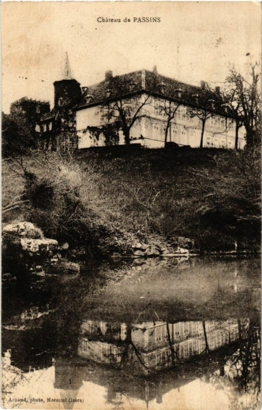 Carte postale ancienne Chateau de Passins