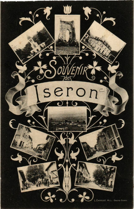 Carte postale ancienne Souvenir de Iseron