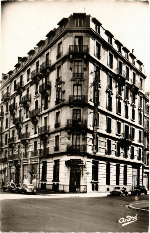 Carte postale ancienne Grenoble - Hotel Bristol à Grenoble