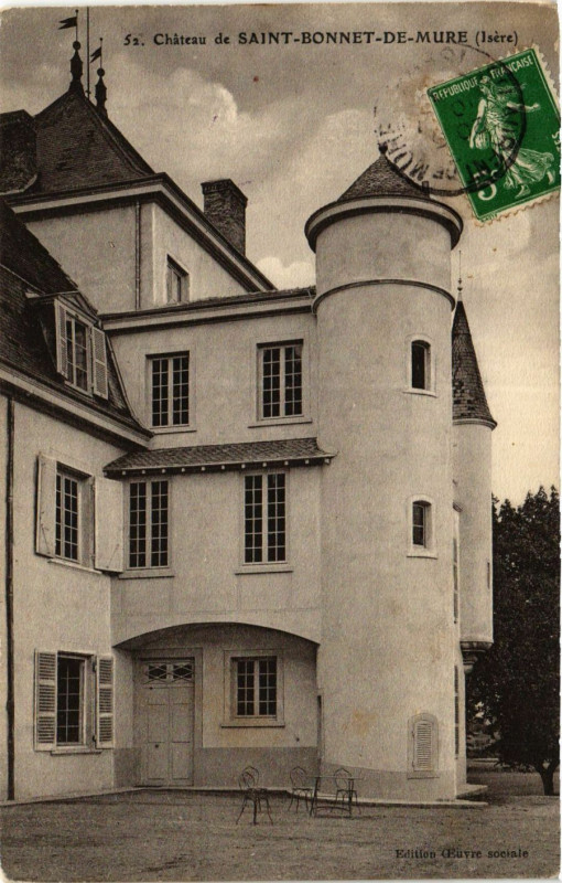 Carte postale ancienne Chateau de Saint-Bonnet-de-Mure