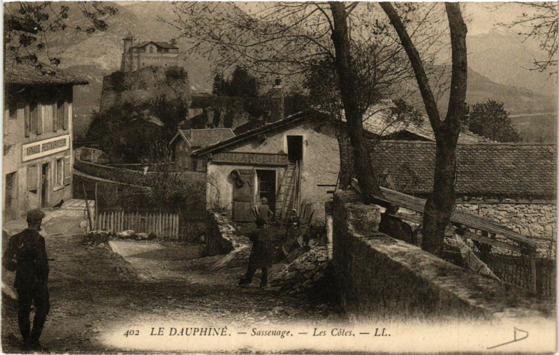 Carte postale ancienne Le Dauphiné - Sassenage - Les Cotes à Sassenage