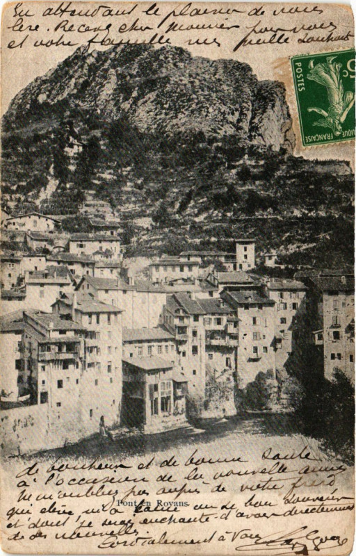 Carte postale ancienne Pont-en-Royans à Pont-en-Royans