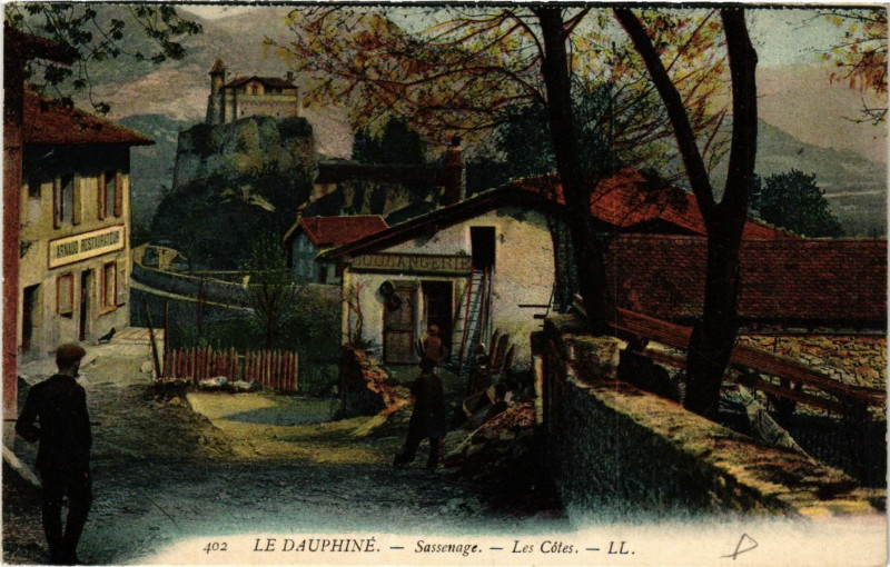 Carte postale ancienne Le Dauphiné - Sassenage - Les Cotes à Sassenage