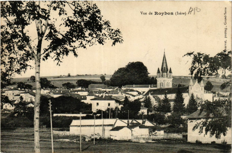 Carte postale ancienne Vue de Roybon - à Roybon