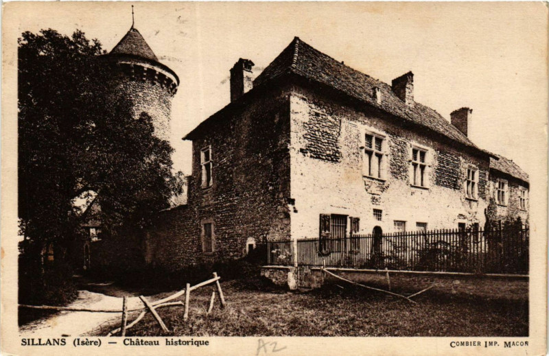 Carte postale ancienne Sillans - Chateau historique à Sillans