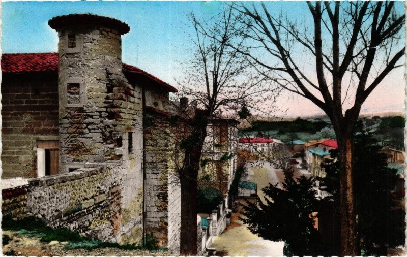 Carte postale ancienne Roussillon - La Tour du Chateau consruit au 16 siecle à Roussillon