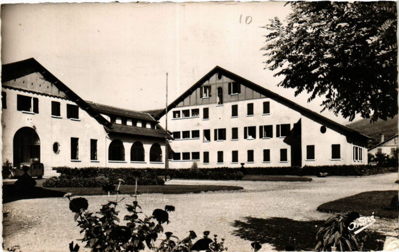 Carte postale ancienne Pontcharra-sur-Breda - Colonie de Vacances des Houilleres à Pontcharra