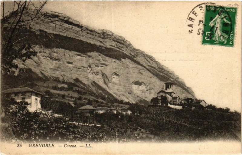 Carte postale ancienne Grenoble - Corenc à Grenoble
