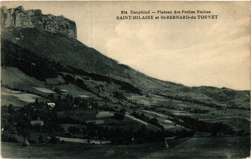 Carte postale ancienne Dauphiné - Plateau des Petites Roches - St-Hilaire et St-Bernard à Plateau-des-Petites-Roches