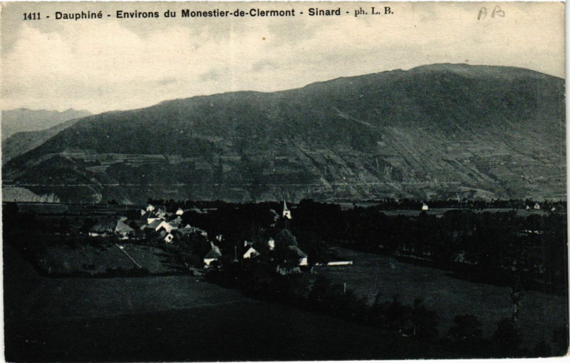 Carte postale ancienne Dauphiné - Env. du Monestier-de-Clermont - Sinard à Monestier-de-Clermont