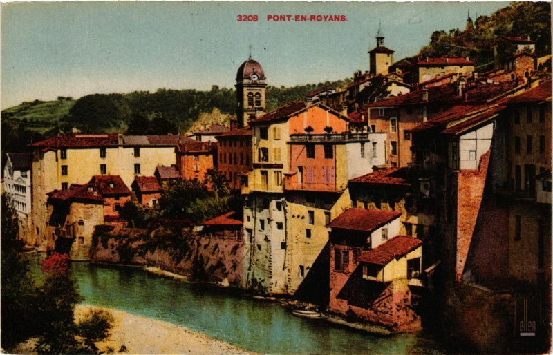 Carte postale ancienne Pont-en-Royans à Pont-en-Royans