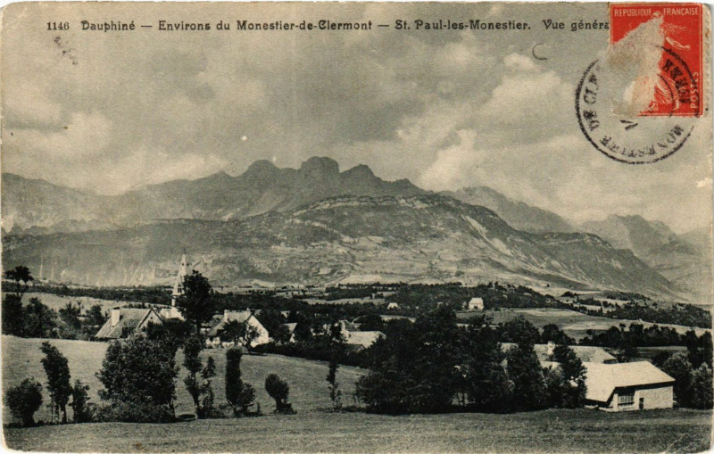 Carte postale ancienne Dauphiné - Saint-Christophe-en-Oisans à Saint-Christophe-en-Oisans