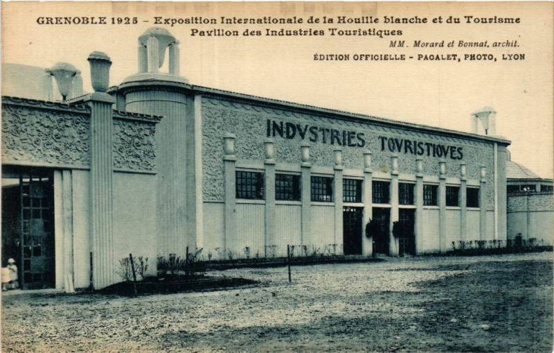 Carte postale ancienne Grenoble - Exposition Internationale de la Houille blanche et du à Grenoble
