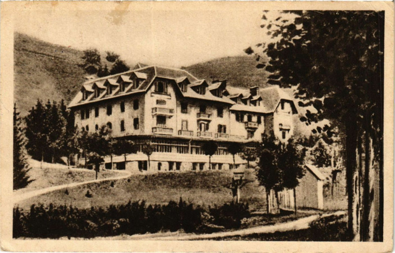 Carte postale ancienne Saint-Pierre-de-Chartreuse - Hotel du Grand Som à Saint-Pierre-de-Chartreuse
