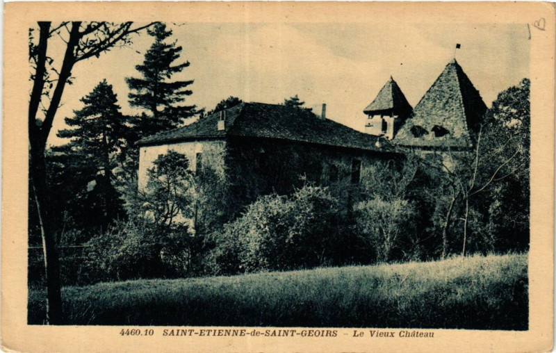 Carte postale ancienne Saint-Etienne-de-Saint-Geoirs - Le Vieux Chateau à Saint-Étienne-de-Saint-Geoirs