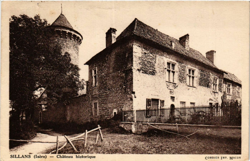 Carte postale ancienne Sillnas - Chateau historique