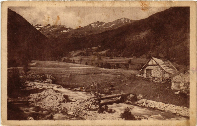 Carte postale ancienne Allevard - Le Thiervoz-Curtillard-La Gorge du Pleyney à Allevard