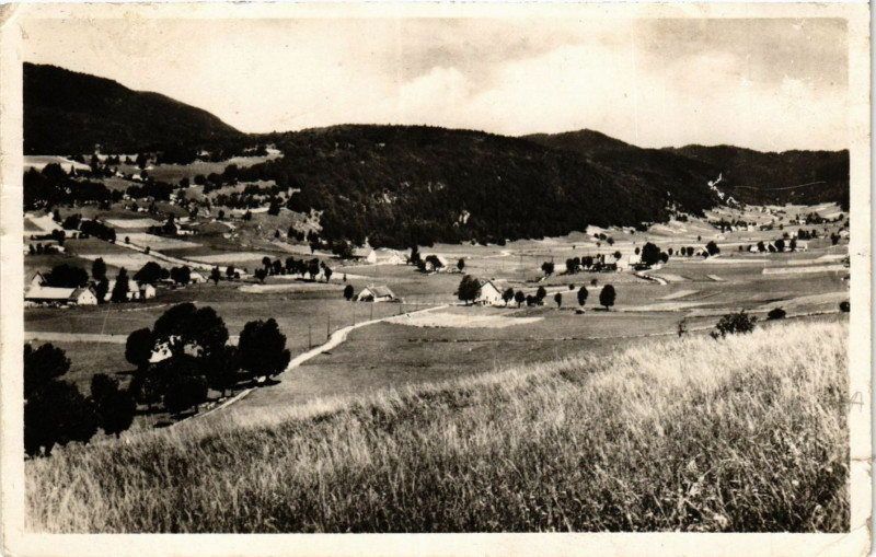 Carte postale ancienne Autrans - Vue du Vallon de l'Achard