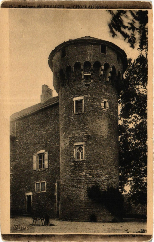 Carte postale ancienne Env. de Cremieu - Chozeau - à Crémieu