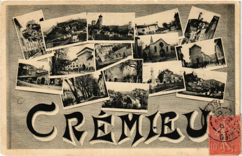 Carte postale ancienne Cremieu à Crémieu