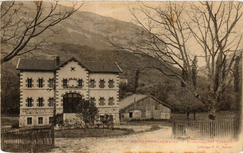 Carte postale ancienne Choranche-les-Bains - Etablissement Thermal à Choranche