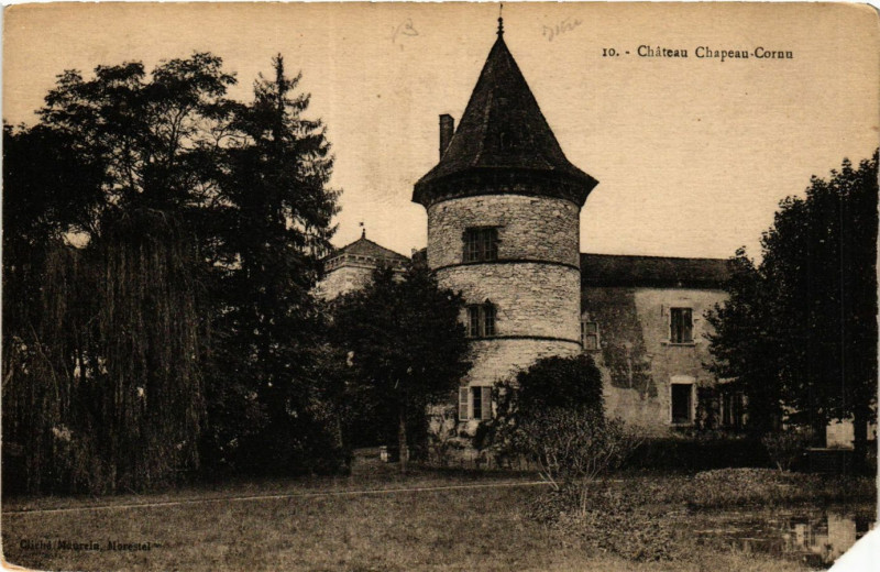 Carte postale ancienne Chateau Chapeau-Coran