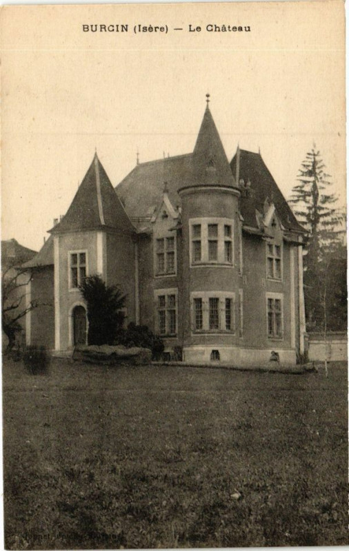 Carte postale ancienne Burcin - Le Chateau à Burcin