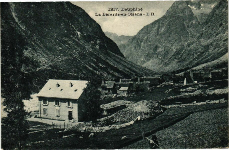 Carte postale ancienne Dauphiné - La Berarde-en-Oisans