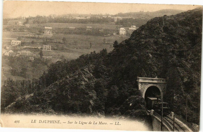 Carte postale ancienne Le Dauphiné - Sur la Ligne de La Mure à La Mure