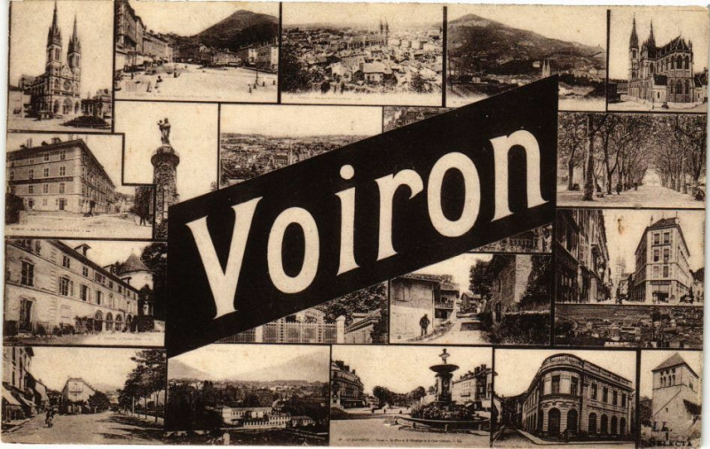 Carte postale ancienne Voiron à Voiron