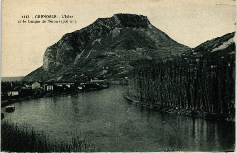 Carte postale ancienne Grenoble - L'Isere à Grenoble