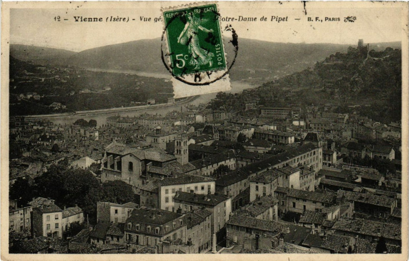 Carte postale ancienne Vienne - Vue générale à Vienne