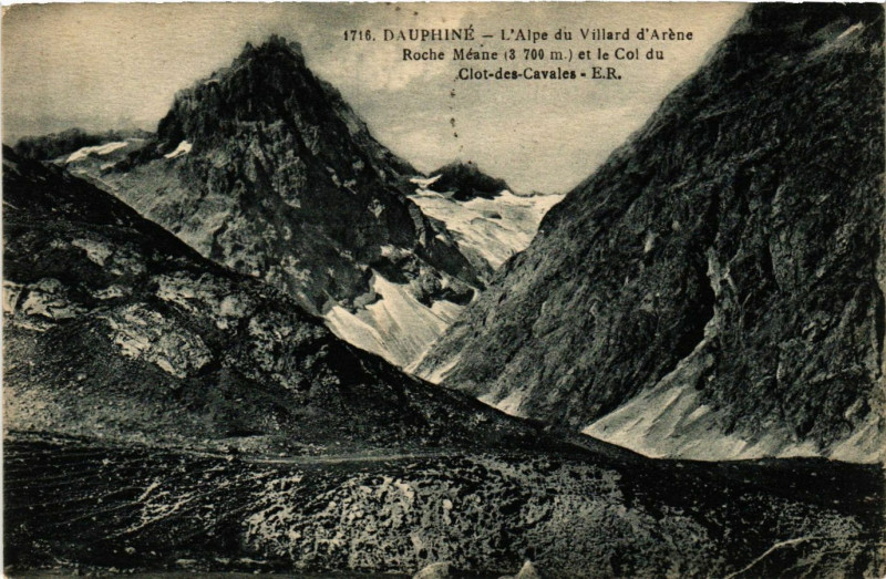Carte postale ancienne Dauphiné - L'Alpe du Villard