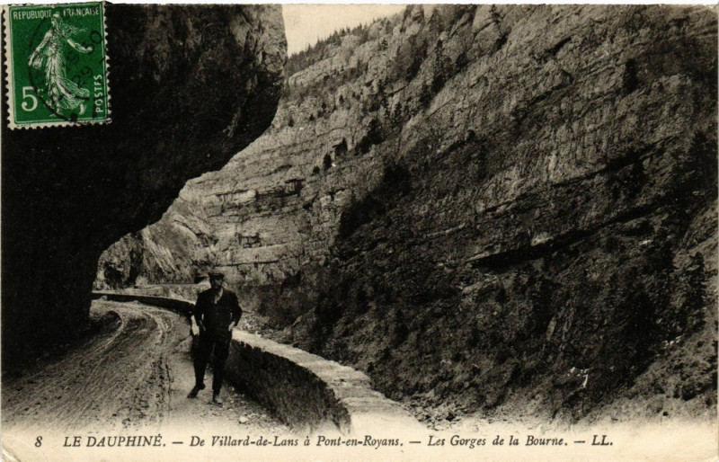 Carte postale ancienne Le Dauphiné - De Villard de Lans à Villard-de-Lans