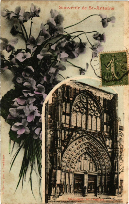 Carte postale ancienne Souvenir de Saint-Antoine