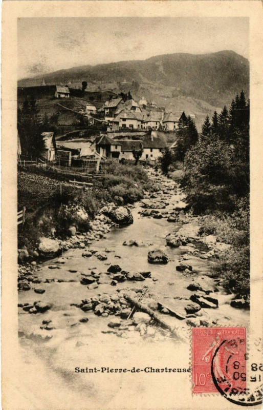 Carte postale ancienne Saint-Pierre de Chartreuse à Saint-Pierre-de-Chartreuse
