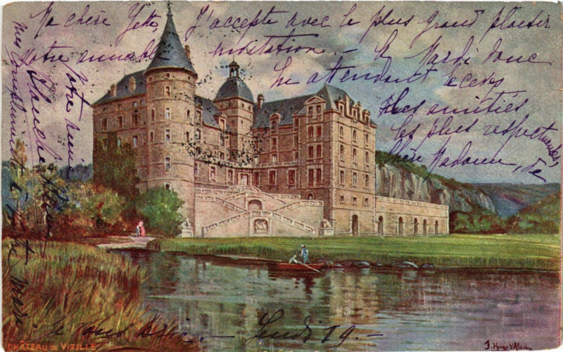 Carte postale ancienne Chateau de Vizille à Vizille