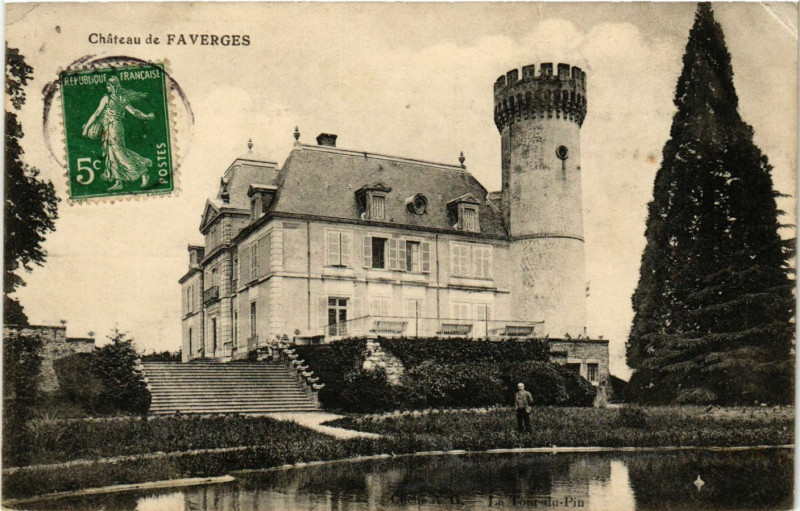 Carte postale ancienne Chateau de Faverges