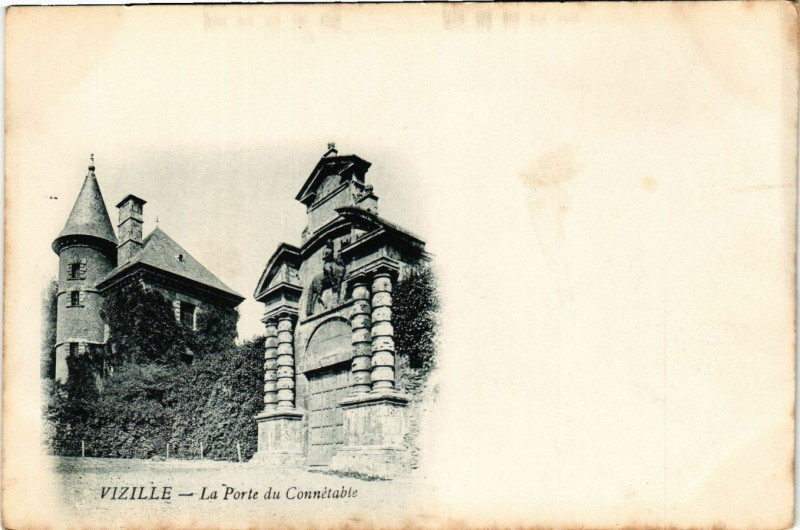 Carte postale ancienne Vizille - La Porte du Connetable à Vizille