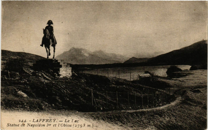Carte postale ancienne Laffrey - Le Lac à Laffrey
