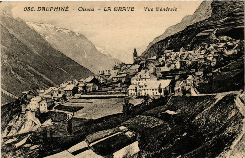 Carte postale ancienne Dauphiné - La Grave