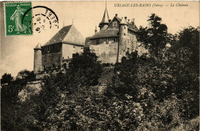 Carte postale ancienne Uriage-les-Bains - Le Chateau
