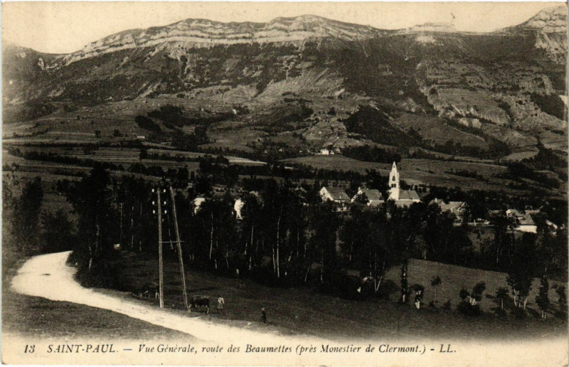 Carte postale ancienne Saint-Paul - Vue générale