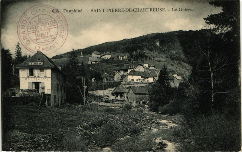 Carte postale ancienne Dauphiné - Saint-Pierre de Chartreuse à Saint-Pierre-de-Chartreuse