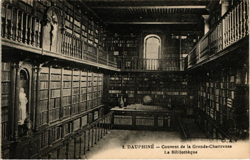 Carte postale ancienne Dauphiné - Couvent de la Grande-Chartreuse