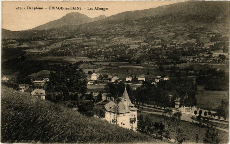 Carte postale ancienne Uriage-les-Bains - Les Alberges