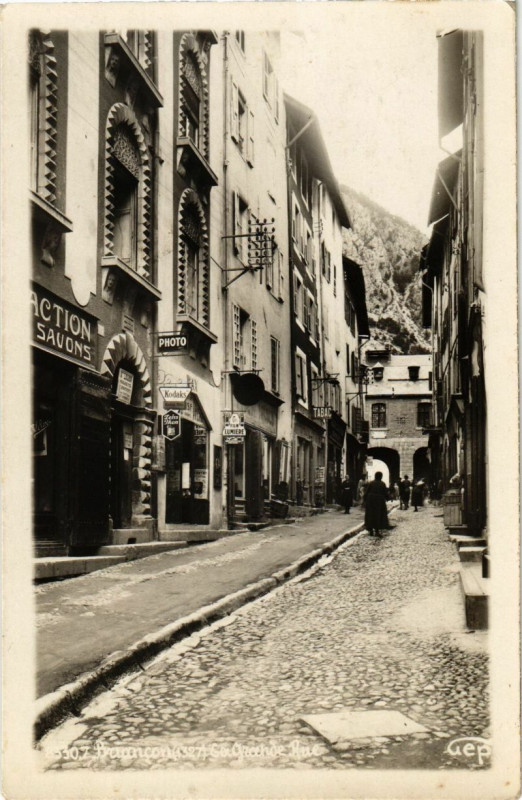 Carte postale ancienne A.Hourlier-La Tronche - à La Tronche