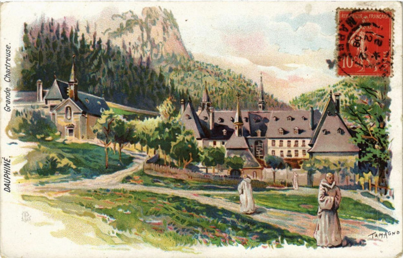 Carte postale ancienne Dauphiné - Grande-Chartreuse
